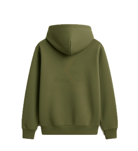 Sudaderas con Capucha para Hombre, 100% Algodón, Felpa, Tinte Liso, Ecológicas, Deportivas de Invierno, Casuales, Precio al por Mayor, Color de Contraste - Product Image 2