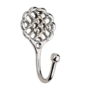 Ak Brass Atractivo Latón Acabado Ganchos Colgador de pared de metal Colgador de ropa Colgador de cocina - Product Image 3