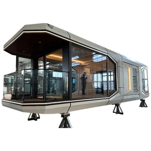 20 40ft Modular <span class=keywords><strong>prefab</strong></span> Tiny Homes container văn phòng di động Apple nhà Pod di chuyển Apple cabin - Product Image 3