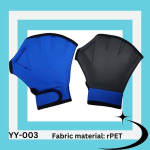 Gants de natation imperméables en néoprène RPET avec sangle de poignet réglable, antidérapants, légers, taille et couleur personnalisables, unisexe - Product Image 3