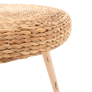 Wholesale Factory Price Elegant Handicraft Water Hyacinth <b>Rattan</b> Coffee <b>Table</b> Eco-Friendly Durable Minimalist Living Room - Product Image 4