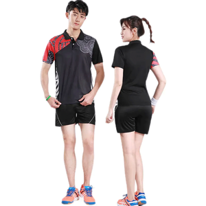 Unisex Quick Dry 100% Polyester Custom <b>Badminton</b> & Tennis Running Sports Shorts Uniform Sets - Product Image 6