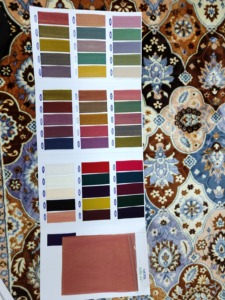 Tela de seda chinon premium de 44 pulgadas de ancho, ligera, semitransparente, suave, con textura brillante, para proveedor de vestidos saree, lehenga y kurti. - Product Image 5