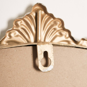 Customized Vintage Ornate Round Gold Metal <b>Frame</b> <b>Mirror</b> Modern Design for Bedroom & Living Room for Home Wall Decor - Product Image 3