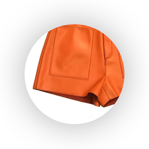 Wholesale <b>Women's</b> <b>Leather</b> <b>Shorts</b> Customized Attractive Light Breathable <b>Shorts</b> from Pakistan - Product Image 3