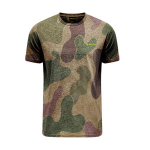 Camiseta OEM personalizada 100% algodón para hombre, tejido de punto suave, patrón sólido, sublimación completa, manga corta, ropa de calle deportiva, camiseta informal - Product Image 1