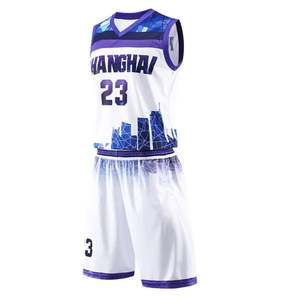 Pantalones cortos deportivos de baloncesto con estampado personalizado unisex, uniformes sublimados transpirables con logotipo, características de talla grande, venta al por mayor - Product Image 3