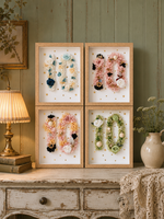 Cadre en bois de chêne pour décoration créative de la maison, boîte à souvenirs, cadre photo personnalisé, boîte à fleurs en bois, vitrine en MDF, fond 3D profond