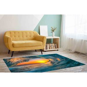 Alfombra con estampado de paisaje al atardecer, regalos personalizados, decoración costera, alfombra fina no tejida - Product Image 5