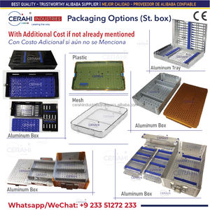 Kit de fraises d'osséodensification dentaire de 17 pièces-Ensemble de préparation à l'ostéotomie par implant électrique certifié CE ISO - Product Image 6