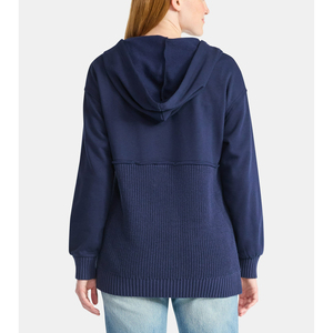 Sweat-shirt chaud tendance pour femmes, logo personnalisé, coupe ample, polaire, sweat à capuche pour femmes, vente en gros d'usine - Product Image 3