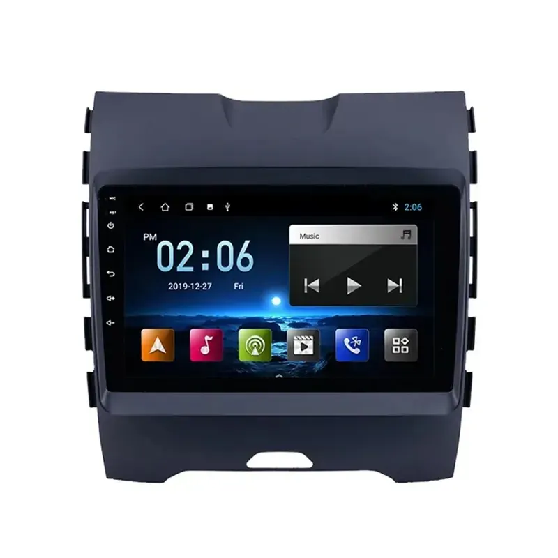 Android 9.0 9'' car audio system with gps for Ford Edge 2015+ navigation system WIFI Option DAB+ Amplifier