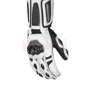 Moto guantes en tamaño personalizado Venta caliente de cuero moto guantes dedo completo pantalla táctil moto motocicleta guantes de carreras - Product Image 2