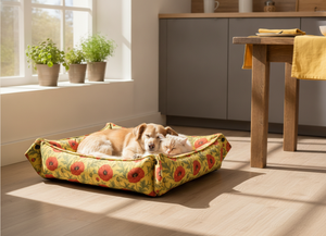 Amistar Lit de voyage transformable pour animaux de compagnie, léger, confortable, en carton classique durable de haute qualité, pour chiens et chats, en tissu Oxford - Product Image 2