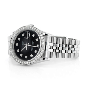 Reloj VVS Moissanite con Incrustaciones de Cuarzo y Cristal, Diseño Premium Hip Hop, Acero Inoxidable, Personalizable - Product Image 5