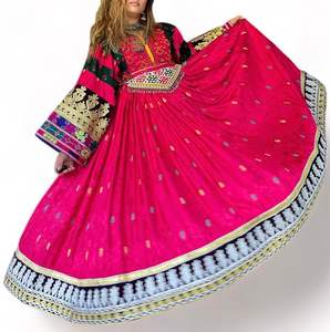 2025 nouveau Design dames mode Afghan Kuchi femmes robes qualité supérieure manches longues parole longueur solide dentelle fermetures à glissière - Product Image 3