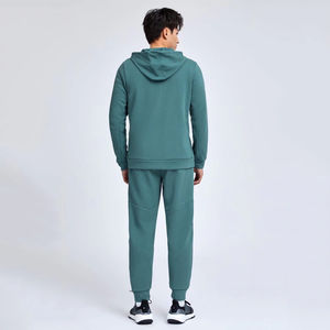 เสื้อฟุตบอลผู้ชายเสื้อวอร์มฟุตบอลสีฟ้าอ่อนเสื้อแจ็คเก็ตฟุตบอลผ้าไนลอน48% สำหรับใส่เล่นกีฬา52% โลโก้สโมสร - Product Image 5