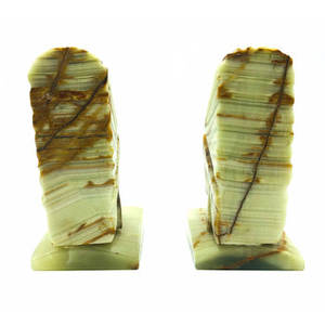 Sujetalibros de decoración de mesa de resina con diseño de mármol de ónix personalizado al por mayor 20-25 días de entrega a Pakistán muebles de oficina especiales - Product Image 4