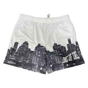 2026 Men's Premium High Street Style Summer Shorts 100% Polyester Double <b>Layer</b> Pro Mesh Solid Pattern High Quality - Product Image 3