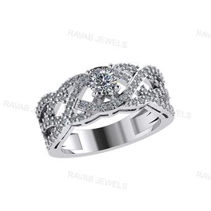 Joyería de leche materna chapada en oro de alta calidad, precio bajo, anillo de compromiso de tendencia de circón, hallazgos de calidad, regalo de joyería - Product Image 3