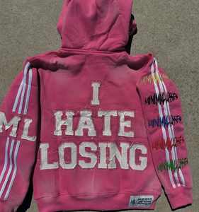 Sudadera Casual de Algodón 100% con Bordado Desgastado por el Sol, Estilo Urbano, Logotipo Personalizado, Resistente al Viento, Ecológica, Venta al Por Mayor - Product Image 5