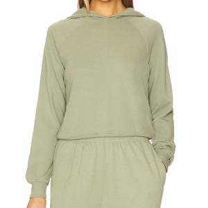 Survêtements personnalisés en gros, vert menthe, à capuche, pour femmes, respirants, pour l'extérieur, style streetwear, costumes pour femmes - Product Image 2