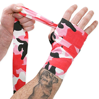 ProFitter Bandages de boxe mexicains personnalisés imprimés de 180 pouces, bandages élastiques pour le kickboxing et la boxe