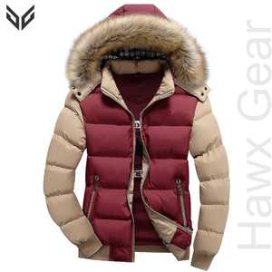 Meilleures ventes Veste rembourrée d'hiver pour hommes en toile respirante High Street Design pour adultes - Product Image 2