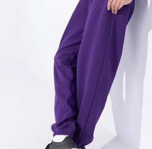 Pantalons de jogging pour femmes, logo personnalisé, respirant, taille haute, élastique, séchage rapide, ample, droit, décontracté - Vente en gros - Product Image 4