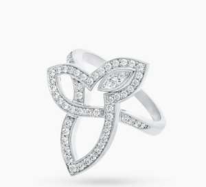 Personnalisation 4PCS Fine Jewelry Lab Grown CVD Natural Diamond Sets Pendentif Chaîne Anneaux Or Blanc 10k/14k/18k Cadeau de Fête - Product Image 2