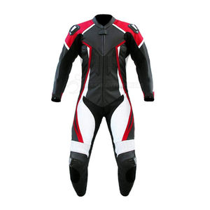 Traje de Motocicleta de Cuero Resistente de Alta Calidad, Transpirable, Impermeable, de Manga Larga, Cómodo, Resistente al Viento, con Logotipo Frontal Personalizado - Product Image 5