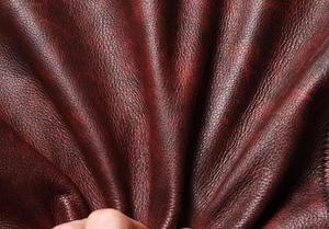 Logo personnalisé Chenille Broderie Vestes en cuir Hommes Vintage Rouge Blanc Veste à manches en cuir - Product Image 6