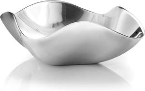 Metal Serving <b>Bowl</b> for Home Hotel & Restaurants Salad Serving <b>Bowl</b> and Dish <b>Silver</b> Finishing Metal Stainless Steel Serving <b>Bowls</b> - Product Image 6