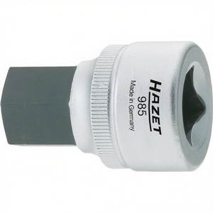 ประแจบล็อกหกเหลี่ยมแบบสั้นพิเศษ Hazet ขนาด 1/2 นิ้ว พร้อมลายกันลื่น - Product Image 2