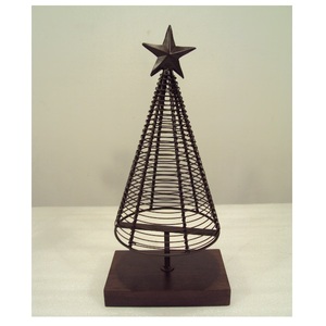 <b>Table</b> Decor Metal <b>Christmas</b> <b>Tree</b> Ornaments Decorative For Home Party X Mas Decor - Product Image 6
