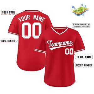 2025 maillots de Baseball de style rayé à séchage rapide personnalisés chemises uniformes respirantes numéro de nom en gros impression par transfert de chaleur OEM - Product Image 5