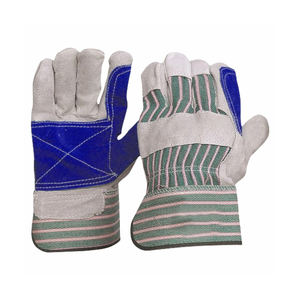 2025 vente en gros en vrac gants de travail en cuir de sécurité produits en cuir pour la sécurité gants de Protection des mains et des bras dans le prix de gros - Product Image 3