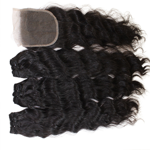 Armure brésilienne de haute qualité vague profonde naturelle 3 faisceaux fermeture cheveux bruts vietnamiens pour le tressage vague profonde de haute qualité - Product Image 6