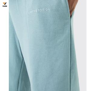 Pantalon évasé surdimensionné personnalisé pour hommes haut foncé 3D Logo polaire coton Baggy pantalon de survêtement droit jambe large empilé pantalon de survêtement - Product Image 2