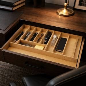 Eco-Friendly Modern Wooden Storage <b>Drawers</b> with Rubberwood Plywood for Office Home Organization Kitchen Bedroom Clothing Storage - Product Image 2