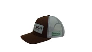 หมวกแก๊ปตาข่ายปักโลโก้ตามสั่งขายส่ง หมวก 5 แฉก ผ้าฝ้ายด้านหน้าตาข่ายสีขาว ปักลาย 3 มิติ หมวก Snapback หมวกกีฬา - Product Image 3