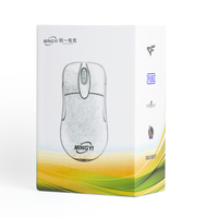 Custom Luxury Mouse Packaging Boxes White Rigid Pull Grey Board Recycled Paperboard Sponge Liner Custom Plastic Insert for Mice