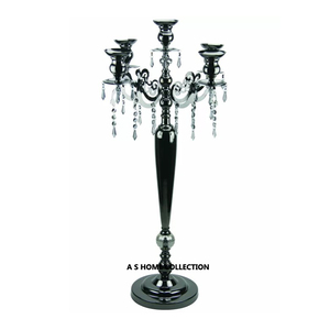Candélabre décoration de la maison en métal Royal meilleure qualité mariage et décoration de sol métal finition antique candélabre à 6 bras - Product Image 4