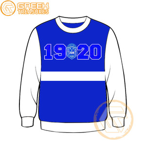 Venta al por mayor por encargo último diseño Zeta Phi Beta mujeres sudadera Sorority ropa algodón polar transpirable más fina camisa de mujer - Product Image 6