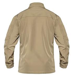 Chaqueta Impermeable para Hombre con Cierre de Cremallera, Tejido de Secado Rápido y Transpirable, Chaqueta de Invierno para Hombre de Talla Grande - Product Image 3