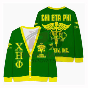Pull de la sororité CHI ETA PHI, élégant et confortable, 100% coton, durable et brodé professionnellement, motif uni - Product Image 3