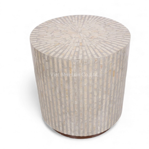 Taburetes Elegantes con Incrustaciones de Madreperla, Origen Vietnam, Embalaje para Envío, Uso en Apartamentos, Muebles Hechos a Mano con Incrustaciones de Concha, Venta al Por Mayor - Product Image 1