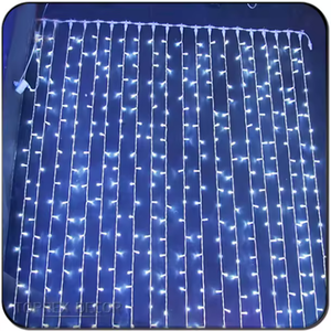 Giáng sinh 3*3 mét dây đồng cổ tích Ánh sáng chuỗi USB điều khiển từ xa cửa sổ 300 Led Rèm kỳ nghỉ cho Đảng trang trí đám cưới - Product Image 4