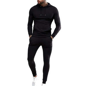 Survêtement de sport pour homme Ensemble de gym deux pièces avec sweat à capuche et joggings parfait pour l'entraînement en plein air et le jogging - Product Image 6