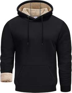 Sweat-shirt à capuche d'hiver pour homme, doublé de polaire épaisse, ultra chaud, thermique, épais, veste pour temps froid - Product Image 6